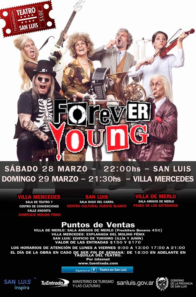 Forever Young llega a San Luis, un musical imperdible
