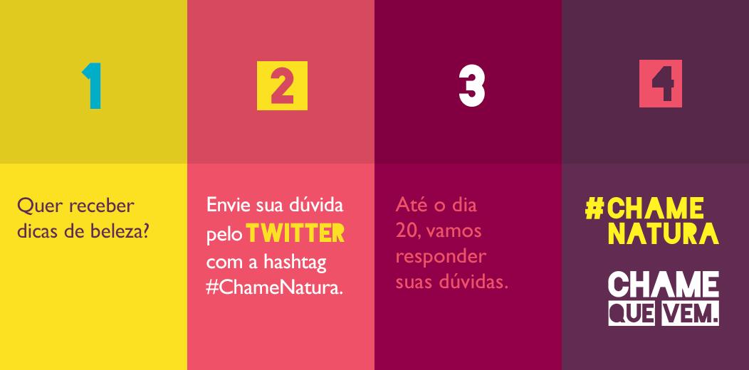 Já mandou sua dúvida de beleza? Poste com #ChameNatura e vamos responder pra você 😍😍😍