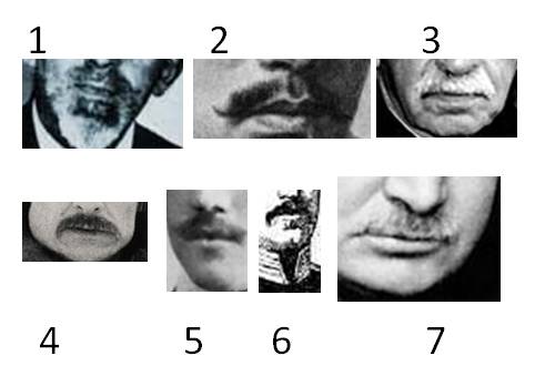 LRBbookshop's tweet photo. how many of these prominent Russian poets can you identify from their moustaches? prize for the winner http://t.co/RqtBqhVfCP