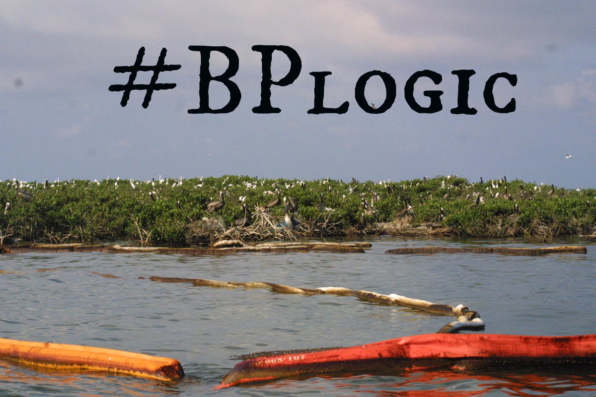 AudubonLA's tweet photo. #BPlogic says the Gulf is fine, but we know Louisiana will never be the same. http://t.co/WEEnhdDRvo #makeBPrestore http://t.co/3ELTFGa6Nu