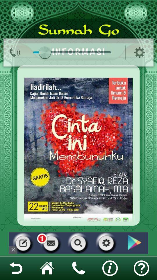 Yang berdomisili dikalimantan hadiri kajian Ustadz DR Syafiq basalamah dan dapatkan info kajian beliau di Sunnah GO