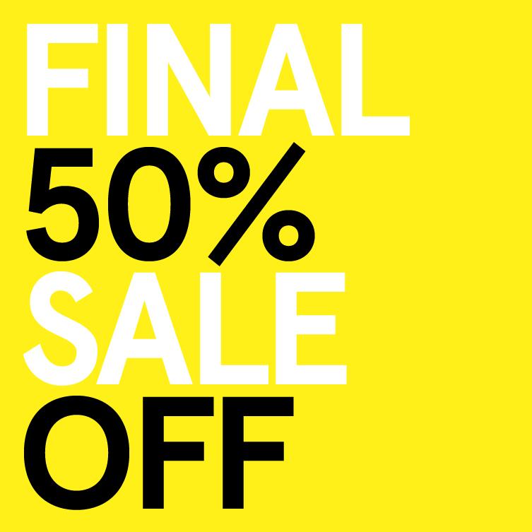 It's Our 50% Off Sale! Shop Saturday.com! (All sales are final.)