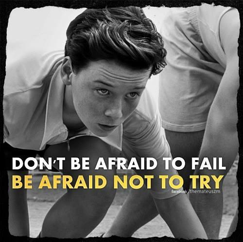 InGodHealth's tweet image. Don't be afraid to try!
Be fearless!
#fearless