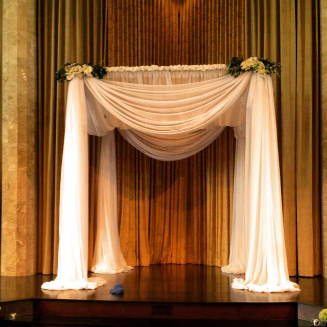 Beautiful picture of a wedding canopy just sent in! #MacBook #photocontest #weddingplanner #sheer #weddingalter