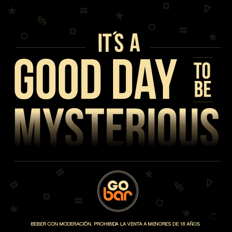 Go_bar's tweet photo. #ItsAGoodDayTo be mysterious! http://t.co/haS5QENwOU