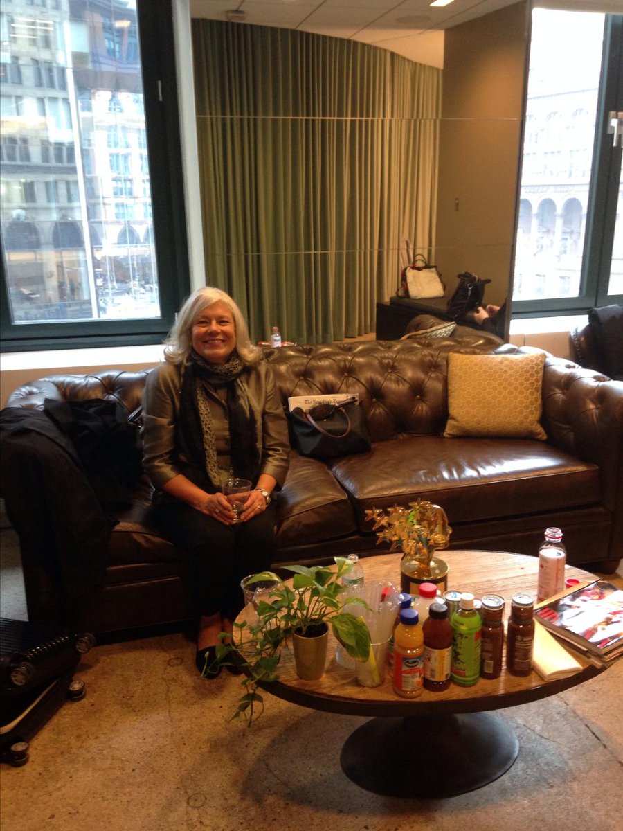 In the green room of <a href="/HuffingtonPost/">HuffPost</a>, preparing to go on HuffPost Live and spread the word that #teachersmatter