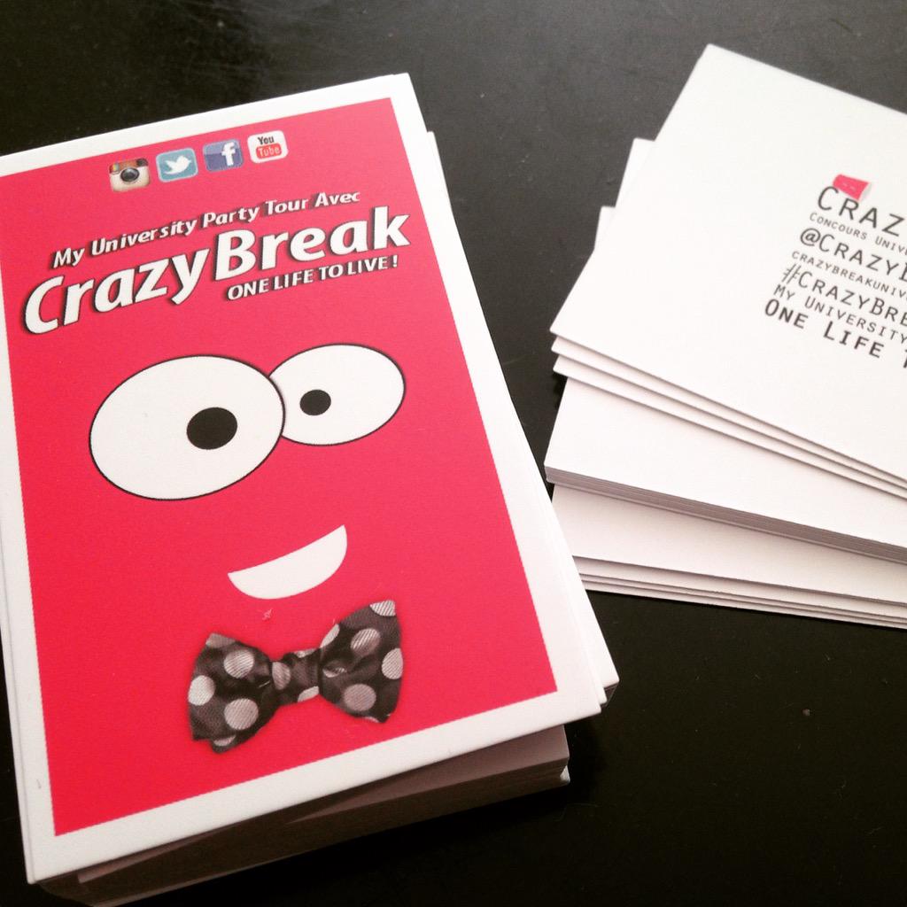 CrazyBreakTeam's tweet photo. #crazybreak #crazybreakteam #étudiant #party #fête #fou #gobelet #rose #onelifetolive #carte #université #yeah http://t.co/eKbD7yBa1P