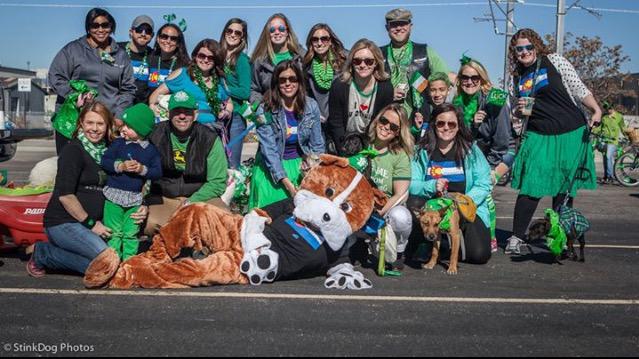 PawsCoTeam's tweet photo. Happy St. Patrick's Day from all of us at #PawsCo! #StPaddysDay #Denver #pupsingreen http://t.co/aARuNEVZ5V