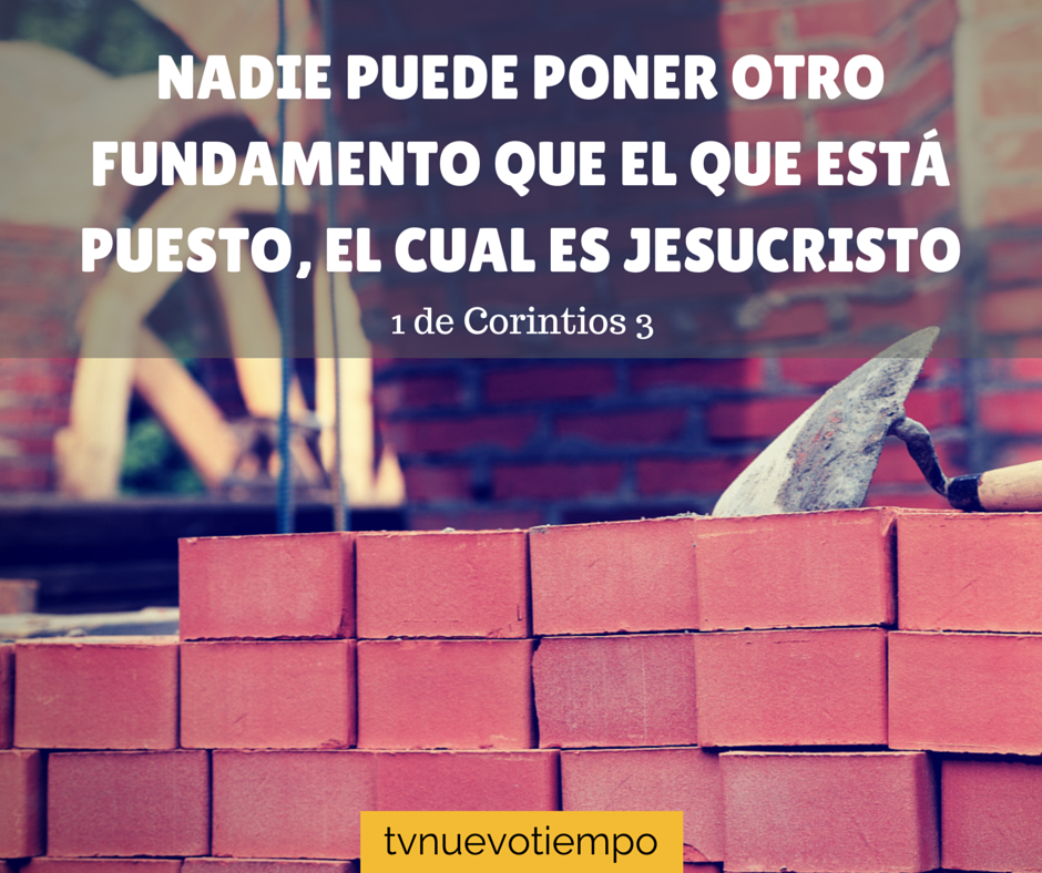tvnuevotiempo's tweet photo. #RPSP El fundamento de una vida exitosa es Cristo. Tu familia, carácter tiene que ser construído sobre Cristo. http://t.co/un05aj0UaR