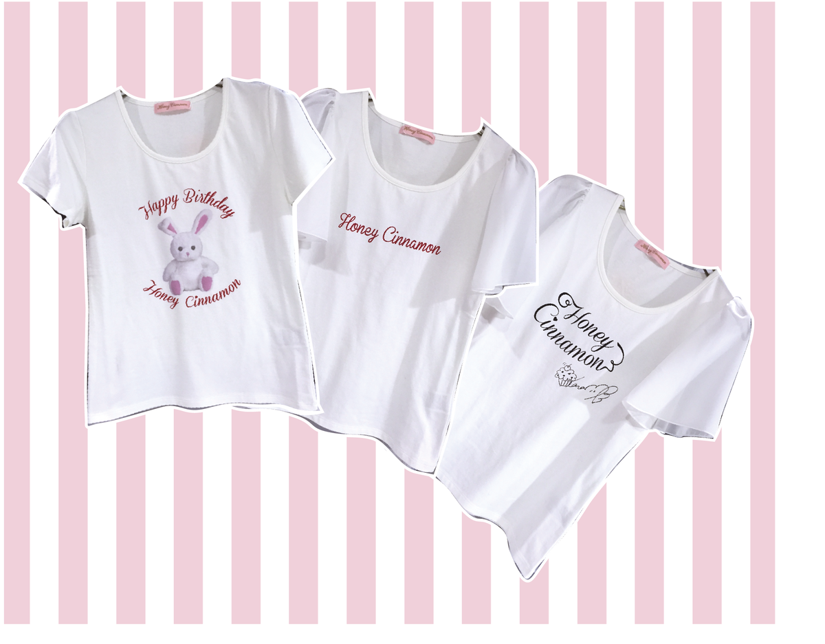 ハニーシナモンhoneycinnamon در توییتر 109ショップ限定販売tシャツを販売いたします こちらは19日のオープン時から販売致します そして 限定tシャツお買い上げの方に平松可奈子のポストカード２枚をプレゼント致します Http T Co Tevtdongwk