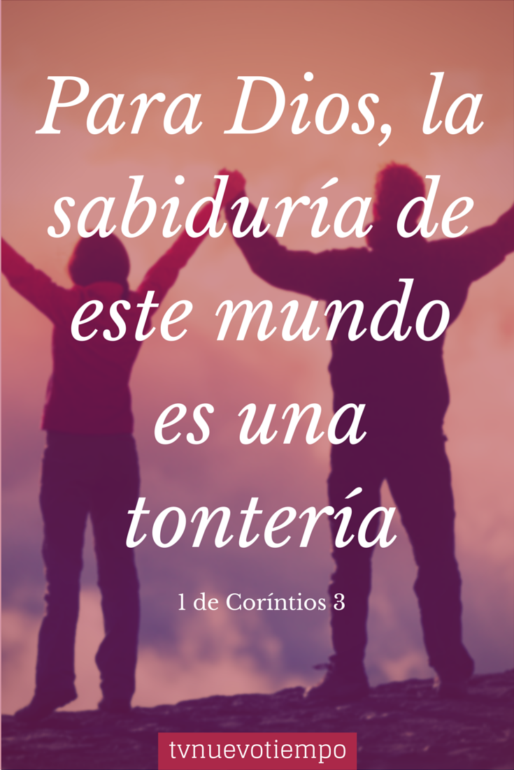 tvnuevotiempo's tweet photo. #RPSP Comparada con la sabiduría que Dios da, la sabiduría humana es tonterias 1Cor3 ¡Busca a Dios! http://t.co/tbiPEOM0ke