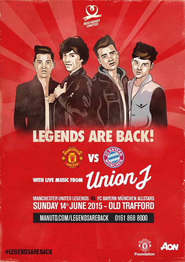 MU_Foundation's tweet photo. Boyband @UnionJworld will be performing at OT ahead of the #legendsareback match. Book now http://t.co/2Yrx6l5sPi http://t.co/5QcheipUxu