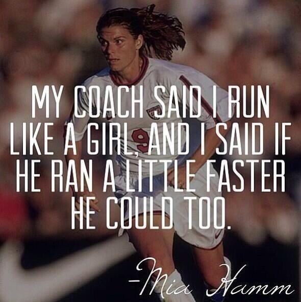 Wishing a very Happy Birthday to The Greatest American Soccer Player Ever: MIA HAMM!!!   