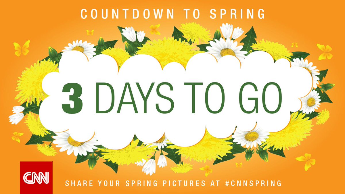 CNNSocialDesk's tweet image. Yippee! #CNNSpring cnn.it/cnnspring #AlmostHere