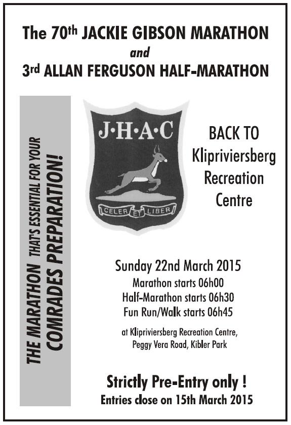 Want Up to 25% #Cashback on your #JackieGibson entry fee? Join #TeamVitality goo.gl/NrWytt #comrades2015