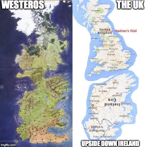 GeorgeTakei's tweet photo. Game O'Thrones? Westeros will never quite look the same... http://t.co/BpGT21s76J