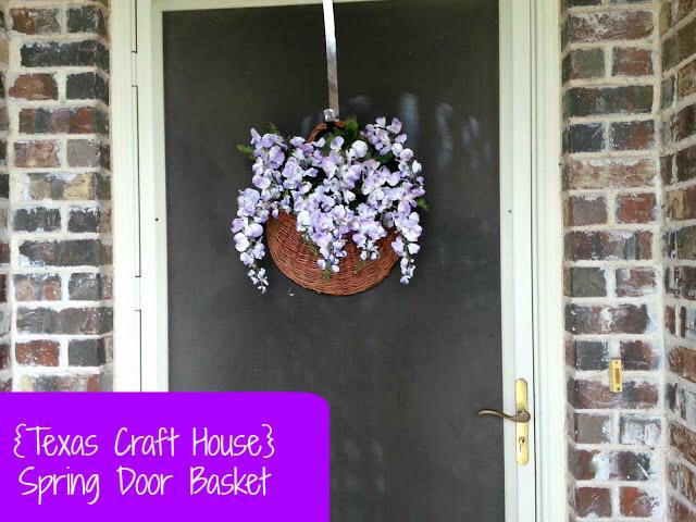 TexasCraftHouse's tweet photo. Want something other then a wreath for the spring? Try this #SpringBasket! http://t.co/IUzjwEgYRp #DIY http://t.co/Ok7mB6h8ll