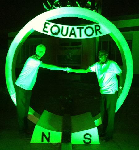 EDXTravel's tweet photo. #Uganda #Equator turns Green for St. Patrick's Day: https://t.co/X4Y2sBAgFv wonderful #GoGreen4PatricksDay http://t.co/h8JTVg6qGs