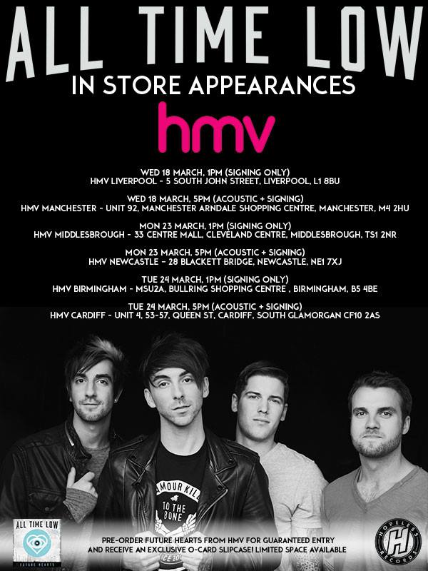 Kicking off our @hmvtweets in-stores tomorrow in Liverpool! Who's coming?? Details here: hmv.com/hmvlive/all-ti…
