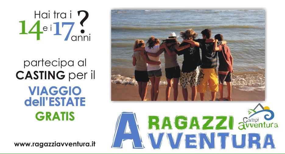 #RagazziAvventura è l’evento di #CampiAvventura estate 2015
Hai tra i 14 e i 17 anni? Vai su ragazziavventura.it