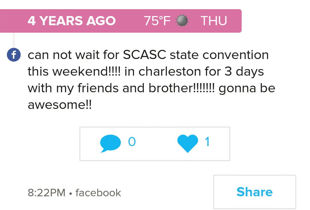 ElizabethSCASC's tweet image. Oh how history repeats itself. My first state was at Wando four years ago! Can't wait to be there again this friday!