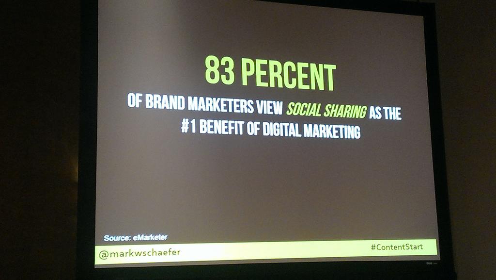 XLR8_media's tweet image. &quot;Epic shit is not a strategy,&quot; says @markwschaefer #ContentStart #sxsw