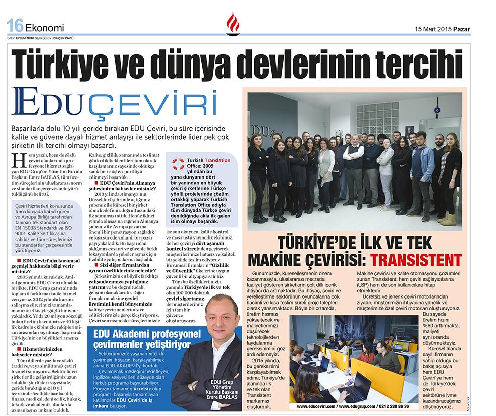 TTO_Translation's tweet image. #MilliyetEkonomi #Transistent #TTO #EDUAkademi #EDUÇeviri İlerlemeye hızla devam..