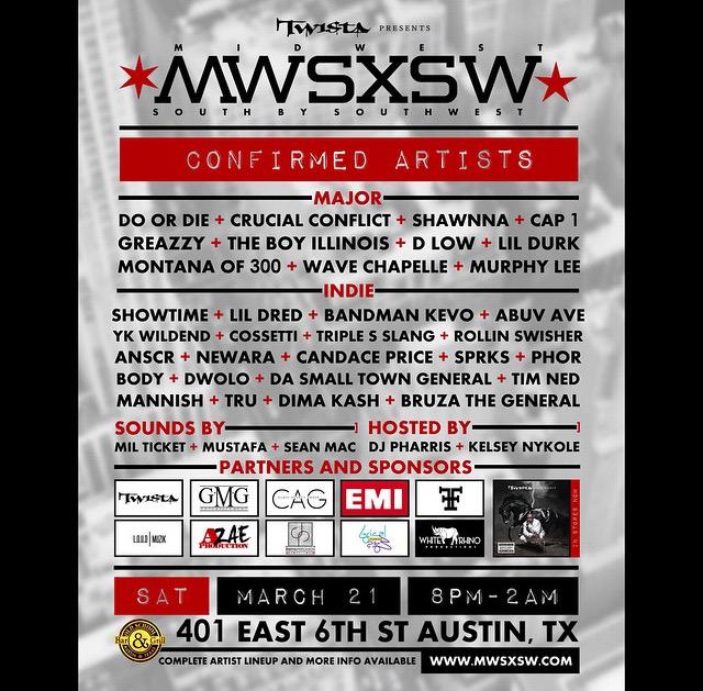 SwankPR's tweet photo. Midwest SXSW #event going down March 21st with a live performance from @TheBoyIllinois #sxsw2015 http://t.co/UUyX9bFlNR