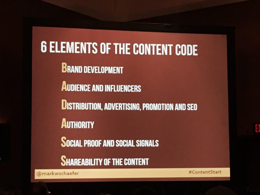 rmgenson's tweet image. How to create a BADASS content strategy, from @markwschaefer #contentstart #sxsw