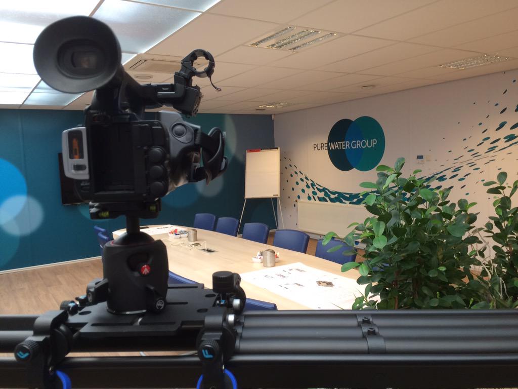 ReneeHassing's tweet photo. Vandaag opnames aan het maken voor de nieuwe bedrijfsfilms van de Pure Water Group uit Rucphen http://t.co/TXMAJw6MSK