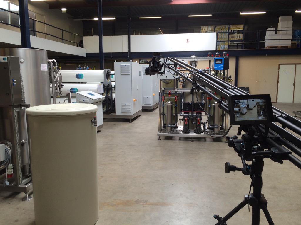 ReneeHassing's tweet photo. Vandaag opnames aan het maken voor de nieuwe bedrijfsfilms van de Pure Water Group uit Rucphen http://t.co/TXMAJw6MSK