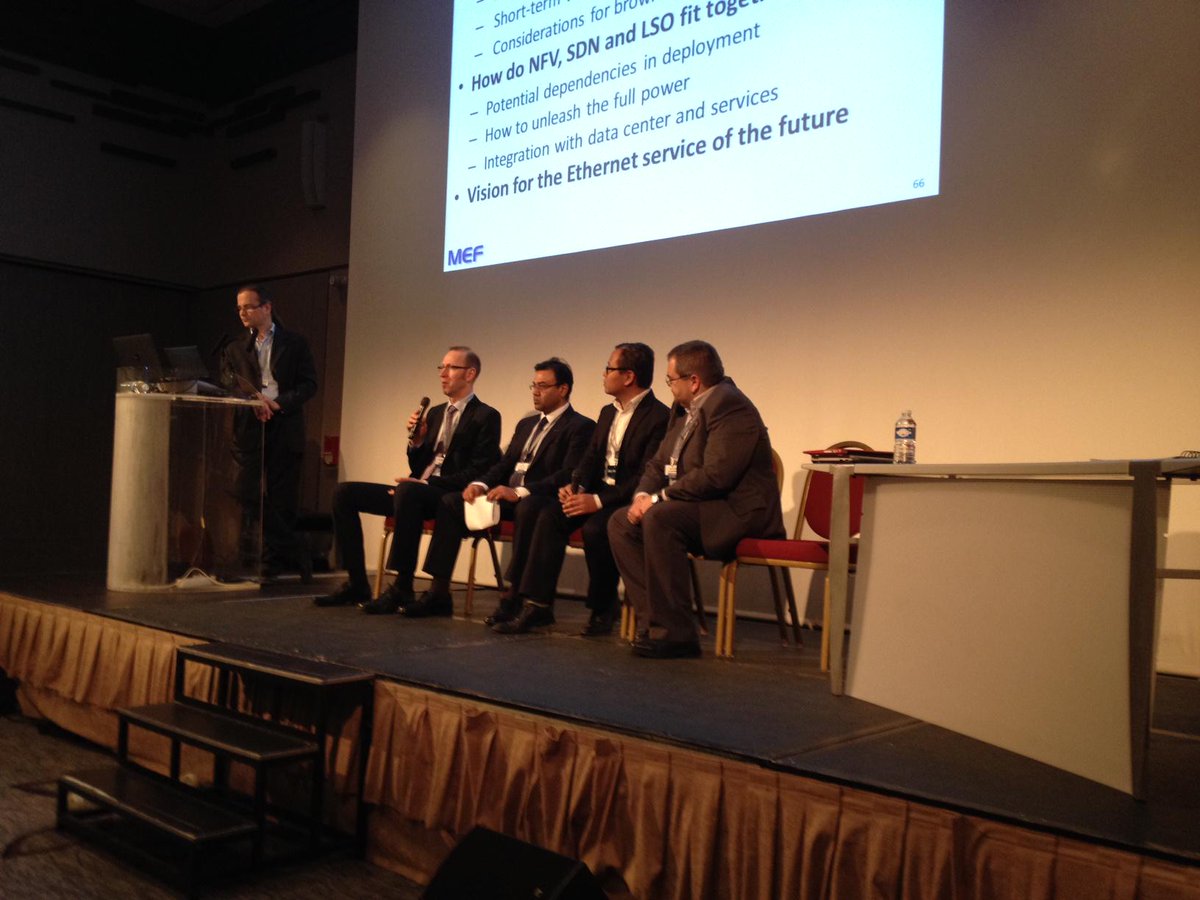 MEF_Forum's tweet image. #MEF Service Providers Panel just started at the #mplssdn2015 World Congress