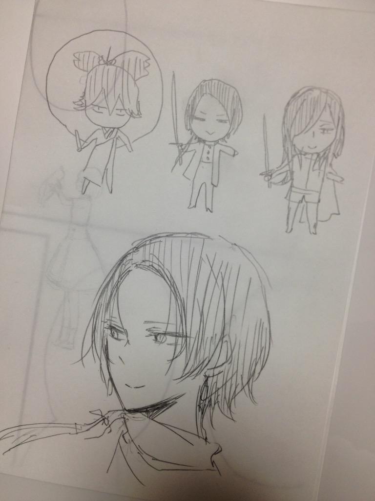 刀剣男子描きました!ふわっと! 