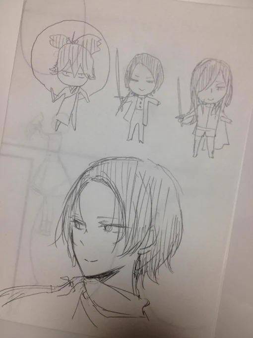 刀剣男子描きました!ふわっと! 