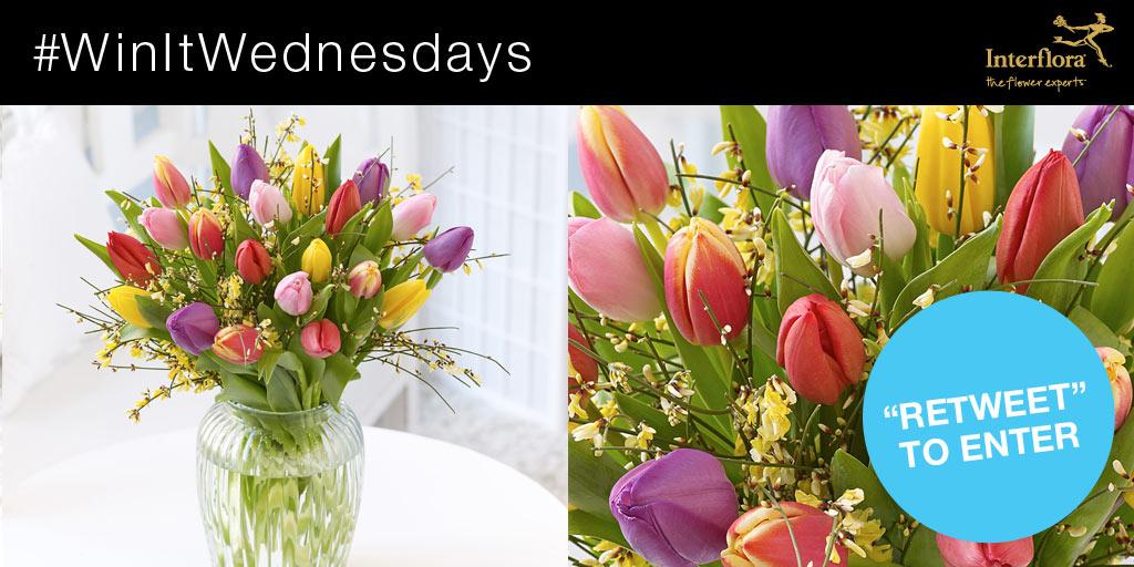 InterfloraUK's tweet image. It’s #WinItWednesday! RT &amp;amp; follow for a chance to #win our Spring Tulip Vase ow.ly/zgJAl