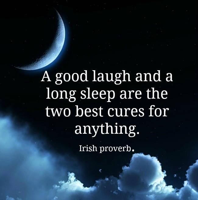 An Irish proverb in honor of St Patrick's Day! #sleep