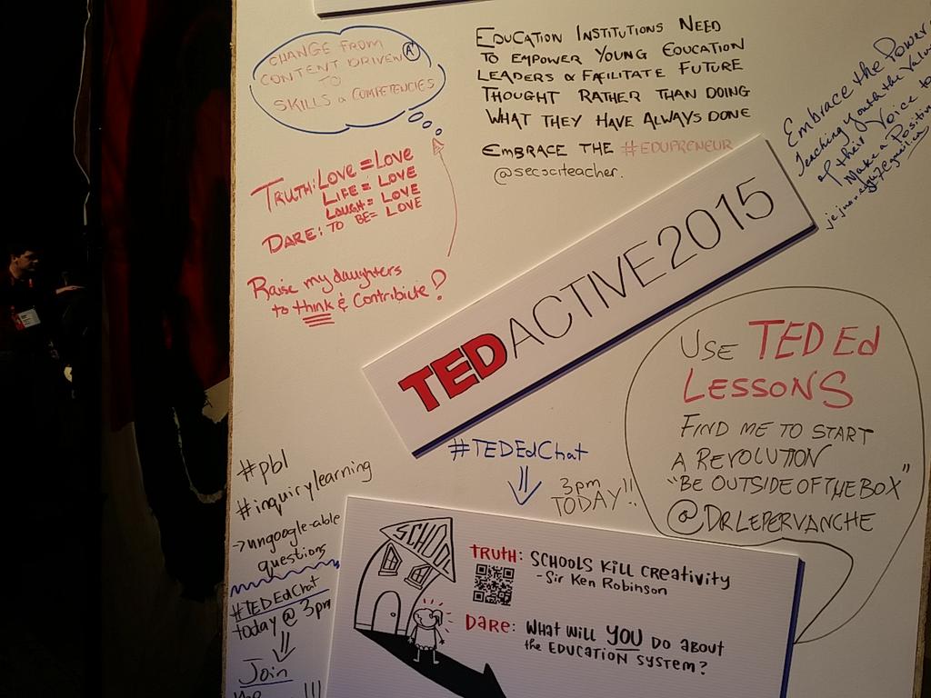 TEDActive's tweet image. @SecSciTeacher Nice! #disrupttedactive “My contribution to rethinking education @TEDActive http://t.co/gGTionHrpS”