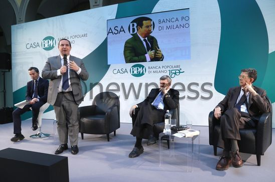 NewPressService's tweet photo. #ECONOMIA: #Milano - #150esimo #anniversario #BPM - #bpm150 http://t.co/7HXOrzZQ6K
