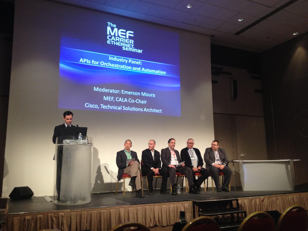 MEF_Forum's tweet image. #MEF API session is under way... at #mplssdn2015 World Congress