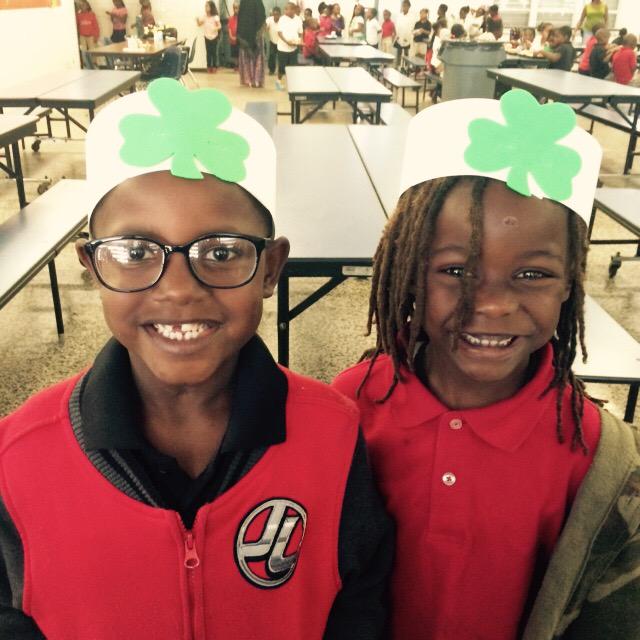 PoincianaPark's tweet photo. Happy St Patrick's Day from our Kindergarten leprechauns! @MDCPSETO @MDCPS #StPatricksDay #studnetsuccess http://t.co/pDrfnIftAB