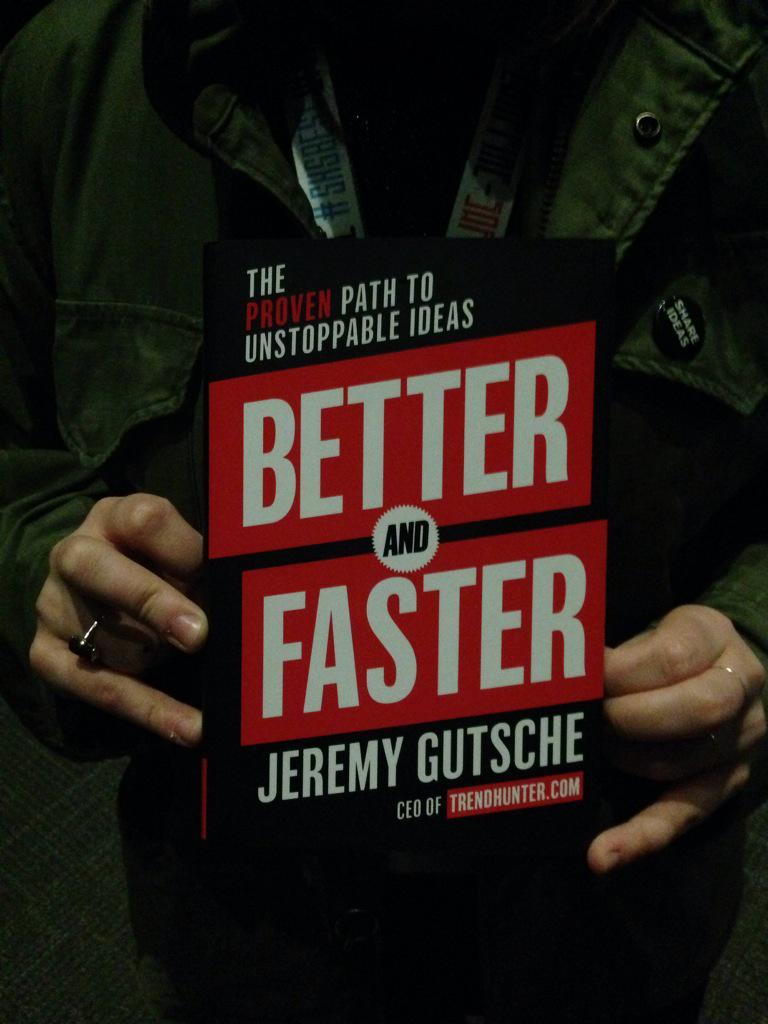 Save the best for last: the most inspiring talk of #SXSW, check out #BetterAndFaster by <a href="/jeremygutsche/">Jeremy Gutsche</a>