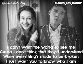 MorbidArtistry's tweet photo. @clown_boy_dandy
#DandyMott
#VioletHarmon
#Danlet http://t.co/P2jnxkXX4M