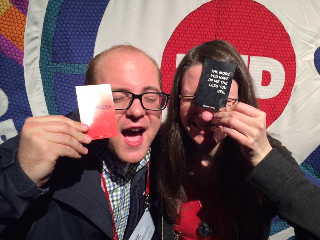 TEDxMinneapolis's tweet photo. #disrupttedactive the more you have of me the less you see. Darkness. Great talks on the nature darkness. @hollervee http://t.co/HCXIZ3ayQ2
