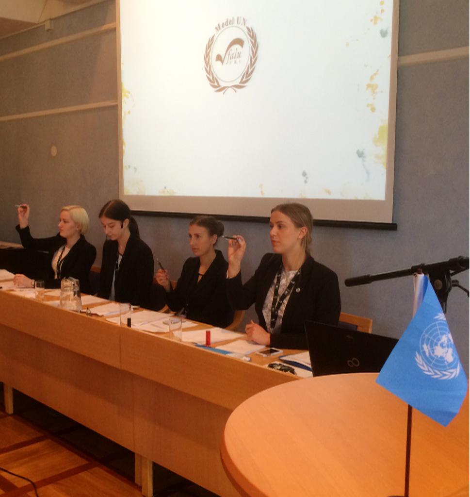 munfalun's tweet photo. Chair of Peace &amp; Security Committee counting votes on issue of Western Sahara http://t.co/HP0XxqBOR3