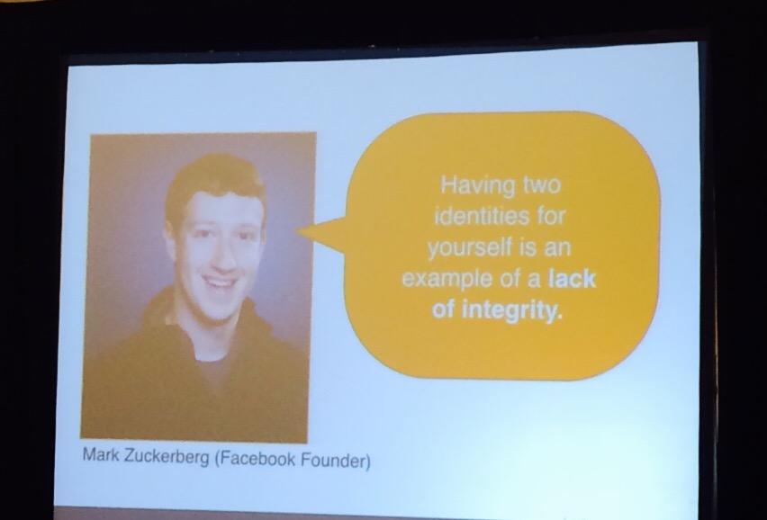 jvitak's tweet image. This is why Zuck needs social scientists. #cscw2015