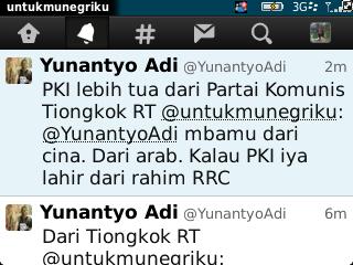 Lihat twit generasi baru ala  PKI pembela cina