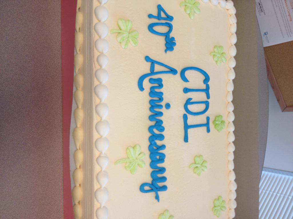 JYGomez's tweet photo. CTDI celebrating 40 years!!! http://t.co/tZ5JNXhCW9