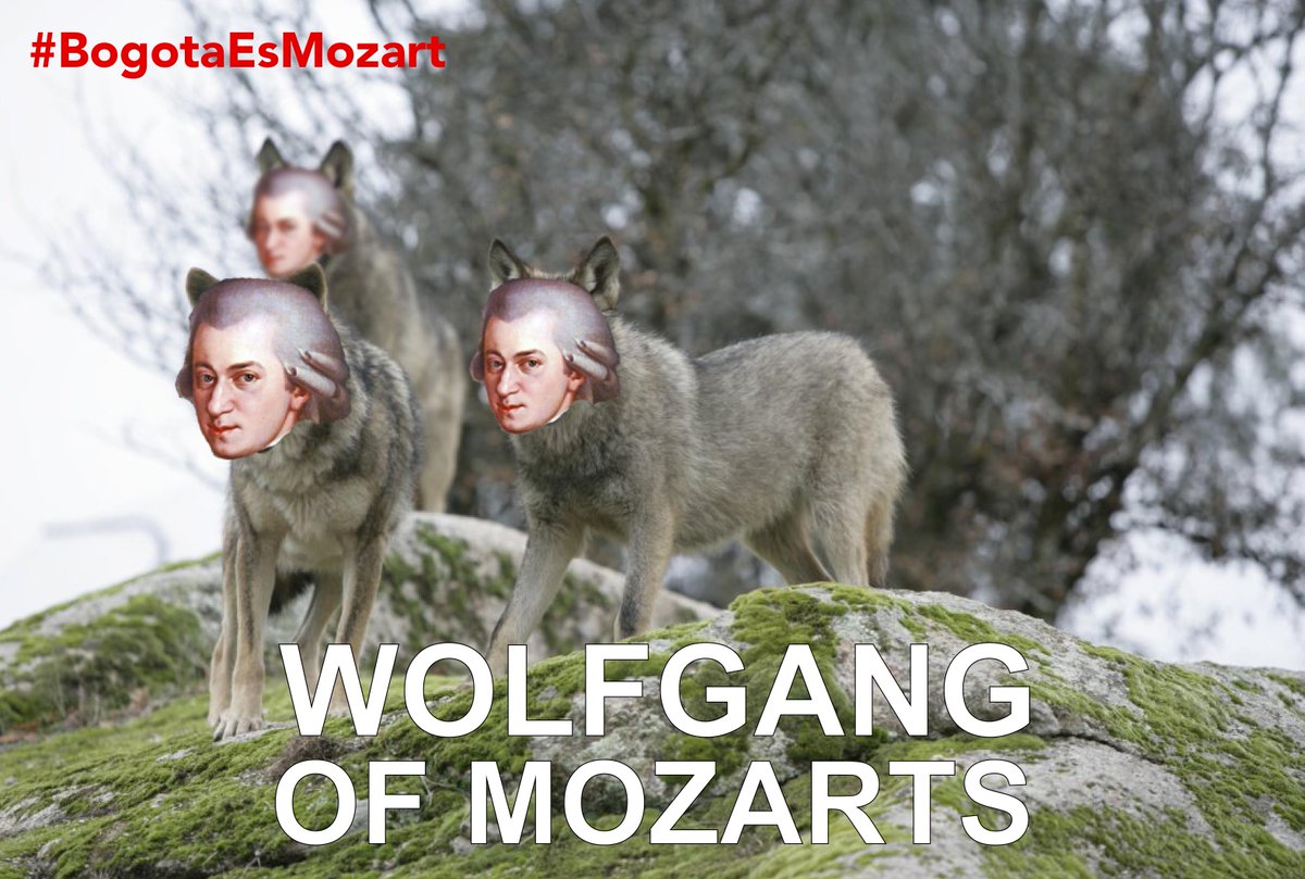 BogotaBigIdeas's tweet photo. "En Semana Santa,quédese en Bogotá, que esto se compone o lo compongo". Mozart #BogotáEsMozart http://t.co/z4HNg1BDrg