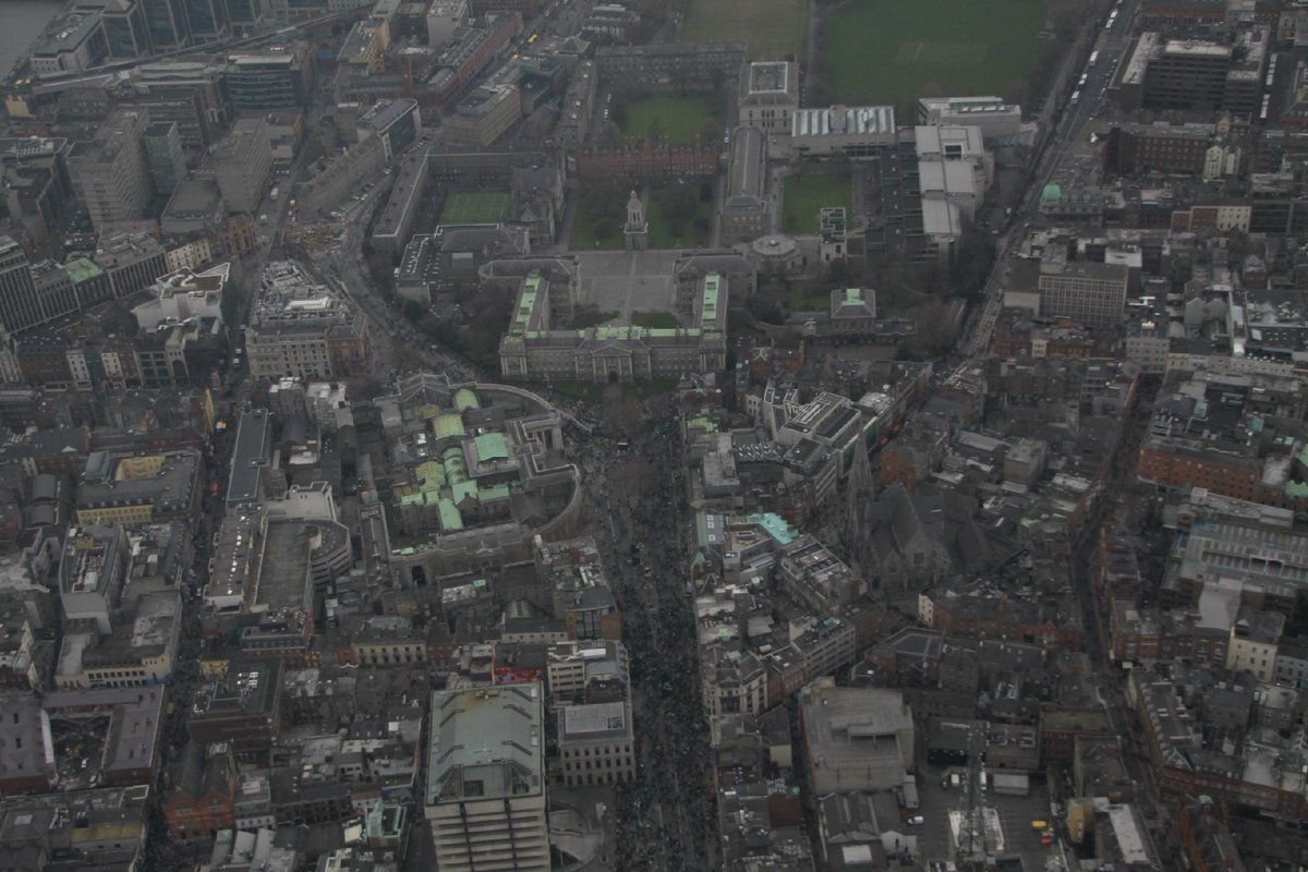 GardaTraffic's tweet photo. Our thanks to the Garda Air Support Unit for this image from Dublin City Centre earlier today. http://t.co/zG7wbbGwqg