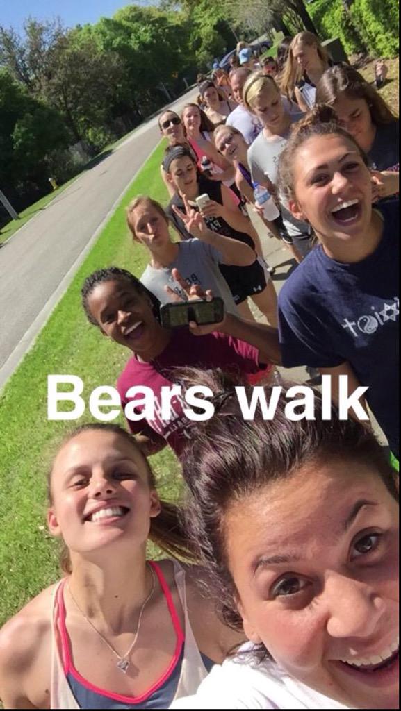 LRUwlacrosse's tweet photo. Bears Walk #pregamewalk #GameDay http://t.co/svdAQAmEqU